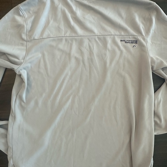 Nike Baltimore Ravens' Gray Long Sleeve Tee Comfortable Crew Neck - Picture 2 of 3